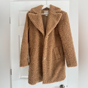 Rachel Parcell Camel Teddy Jacket